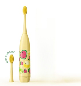 Brosse à dents électrique rechargeable Sonic pour enfants, étanche IPX5, avec poils doux, motif dessin animé - Product Image 1