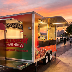 Fully Equipped Burger Trailer Modern Smoothie Food Truck Customized Coffee VIN Catering Cart - Product Image 1