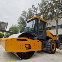 Compacteur routier 6T 8T 10T 12T pour la construction routière, rouleau vibratoire monocylindre XS123 12T