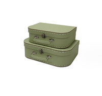 Boîte de rangement en carton personnalisable avec laminage mat, gaufrage, revêtement UV et doublure en mousse - En stock