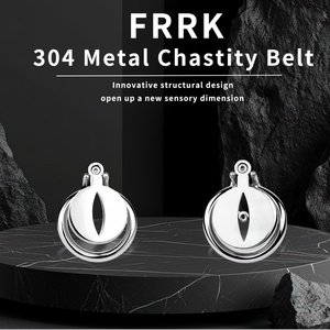 FRRK 72 Jaula de Castidad con Anillo para Pene y Tornillo Negativo Invertido Uretral, Juguete Sexual para Hombres Sissies, Proveedor de Catéteres Uretrales - Product Image 3