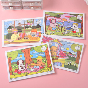 Libri da colorare per adulti e bambini con cartoni animati, caldi e <span class=keywords><strong>carini</strong></span>, <span class=keywords><strong>disegni</strong></span> creativi con 24 fogli - Disponibili ora - Product Image 2