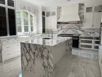 Comptoir de luxe Offre Spéciale Calacatta Viola Quartz artificiel Cristallo Quartzite