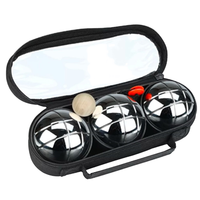 Gaiying - Juego de Pelotas de Ejercicio Clásicas, Pelota de Masaje, Metal, Estilo Francés, Rotación de 360 Grados, Impermeable, Portátil, Duradera
