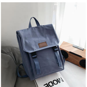 Sac à dos de grande capacité de style collège personnalisé, sac d'école en toile pour lycéens, sac à dos simple et polyvalent - Product Image 6