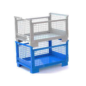 창고 스태킹 랙 제조업체 공급 핫 세일 헤비 듀티 스태킹 접이식 및 금속 빈 특수 창고 랙 - Product Image 1