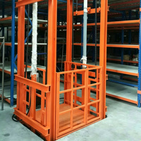 Plateforme élévatrice à rail fixe personnalisable, élévateur vertical de marchandises pour la manutention des charges