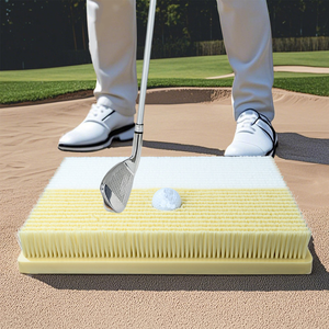 Tapis <span class=keywords><strong>d</strong></span>'entraînement de <span class=keywords><strong>golf</strong></span> miniature avec gazon synthétique en nylon pour la pratique du putting en intérieur et en extérieur - Product Image 5
