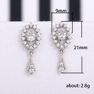 Elegant Tassel Drop Earrings for Women Sparkling Stone Dangle Earrings Daily Party Fashion Jewelry - Product Image 5