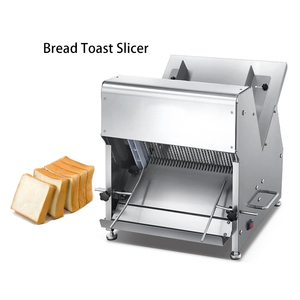 เครื่องตัดขนมปัง12มม. ระบบไฟฟ้าเชิงพาณิชย์เครื่องปิ้งขนมปังแบบตั้งโต๊ะใหม่สำหรับร้านเบเกอรี่มอเตอร์220V - Product Image 3