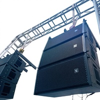 Haut-parleur Line Array 3 voies de 12 pouces, enceinte active PA, 800W max, 1600W crête, pour événements scéniques en extérieur