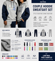 Vente en gros de sweat-shirts en molleton français 280G, sweat-shirts graphiques surdimensionnés, sweat-shirts décontractés pour couples, sweat-shirts unisexes, ensembles de pulls, uniformes par sublimation