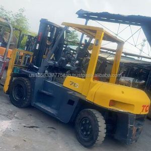 Used TCM FD70 7 Ton Diesel Engine Counterbalance <b>Forklift</b> High Quality Hot Sell 1 Year Warranty Japan Made 2024 Model - Product Image 3