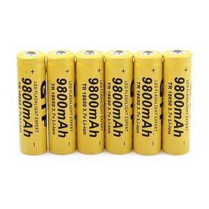 <span class=keywords><strong>TR</strong></span> <span class=keywords><strong>18650</strong></span> 3,7V 9800mAh Lithium-Ionen-Taschenlampen-Akku Hergestellt in China für Unterhaltungselektronik - Product Image 1