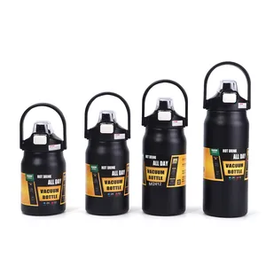 Large-Capacity 304 Stainless Steel Travel Kettle Portable Dual-<b>Drink</b> Outdoor Sports Vacuum Tumbler <b>Hot</b> Thermal Spout-Type - Product Image 4