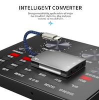 Top vente OEM pour téléphone 3 en 1 convertisseur de carte son en direct stéréo adaptateur Audio 3.5mm charge convertisseur de diffusion en direct casque