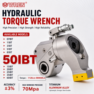 Llave Dinamométrica Hidráulica de Doble Eje Giratorio, Ligera y Calibrada, con Accionamiento Cuadrado y Amplia Cobertura para Pernos de Bridas Industriales - Product Image 1
