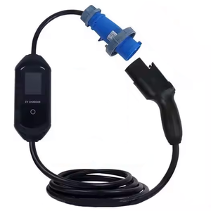 Xách tay 3.5kW/7kW AC EV Trạm Sạc 16A/32A điều chỉnh hiện tại với nhiều Power cắm adapter Điều kiện Mới - Product Image 3