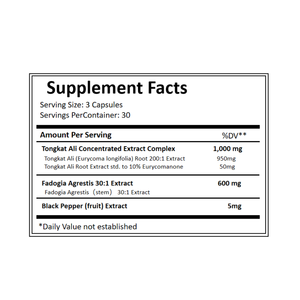 OEM/ODM Premium Tongkat Ali özü 200:1 kapsül | Erkek canlılık - Product Image 4
