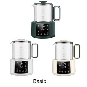 Bouilloire électrique portable en verre de 1,2 L avec arrêt automatique, contrôle numérique, puissance de 1200 W, chauffe-biberon pour lait infantile, thermostat intégré - Product Image 3