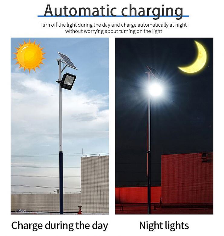 solar led flood light factory high quality waterproof aluminum for garden for stadium 2000w