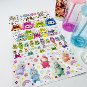 สติกเกอร์ไวนิล16oz สำหรับติดถ้วยถ้วยกันน้ำ UV Dtf - Product Image 4