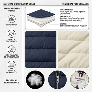 <span class=keywords><strong>Gilet</strong></span> d'hiver pour garçons, en duvet synthétique, chaud, sans manches, veste coupe-vent pour enfants - Product Image 5