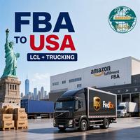 Transitaire Chine-USA DDP Agent d'expédition Amazon FBA Fret maritime LCL Fret aérien Service porte-à-porte