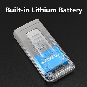 Outdoor Portable <b>Flashlight</b> With Cigarette Lighter Function <b>Rechargeable</b> Led White Light Abs Material - Product Image 3