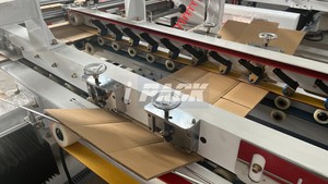 段ボール箱折りたたみ接着ステッチ機械自動フォルダーグルッチャースティッチャーマシン - Product Image 5