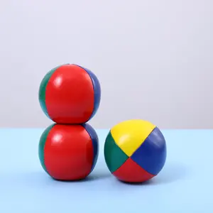Vente en gros de balles de jonglage de haute qualité PVC miroir tissu extensible balle de jonglage Hacksack jouets pour enfants