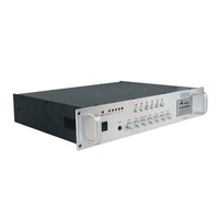 Petit Amplificateur de Puissance 2U Argent pour Équipement Audio, Amplificateur de Tension pour Haut-parleurs avec BT/USB/SD/FM/Télécommande