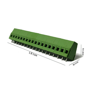 Phong cách Châu Âu 3 <span class=keywords><strong>PCB</strong></span> nối kf129 5.08 mét khoảng cách 3-pin Brass khối thiết bị đầu cuối 30020a số tùy ý cho ô tô sử dụng - Product Image 4