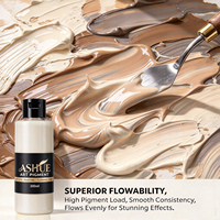 Peinture acrylique fluide 200 ml disponible en OEM, pigment liquide pour peinture fluide sur ours, toile, verre, fournitures d'art DIY