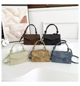 Bolso Bandolera de Mujer al por Mayor, Nuevo Modelo 2025, Bolso Pequeño Cuadrado de Cuero PU de Moda, Patrón Geométrico, Correa Individual para Mujer - Product Image 6