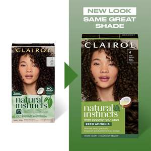 Coloration capillaire semi-permanente en crème <span class=keywords><strong>Clairol</strong></span> Natural Instincts 2 Noir, lot de 3, fabriqué en Chine - Product Image 3