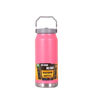 Vacuum Insulated Stainless Steel Water Bottle Tumbler 1200ml 1600ml 1900ml 2500ml Double Wall Travel Cup All Day <b>Hot</b> <b>Cold</b> - Product Image 5