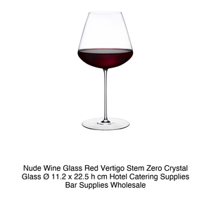 Copa de Vino Tinto Vertigo Stem Zero, 65 cl, Cristalino, Altura 22.5 cm, Diámetro 11.2 cm, Color Nude - Product Image 2