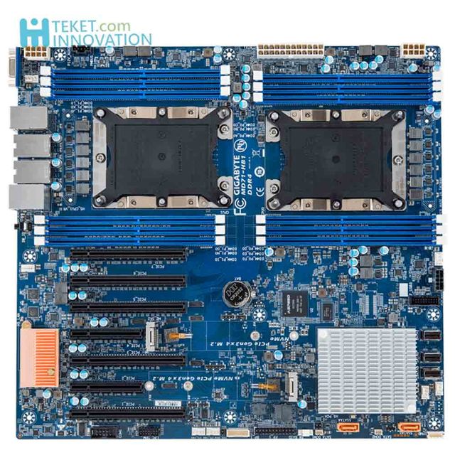 For Gigabyte MD71-HB1 MD71-HB0 Server Motherboard 2 X 10Gb/s BASE-T and 2 X 1Gb/s LAN Ultra-Fast/2 X M.2 with PCIe Gen3 X4 DDR4