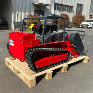 Tondeuse à fléaux professionnelle télécommandée 800 mm, moteur Loncin 12 CV, débroussailleuse robuste sur chenilles pour pentes, idéale pour l'agriculture et la foresterie - Product Image 4