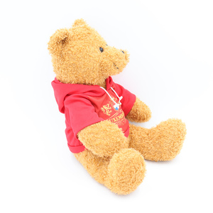 Jouet Animal en peluche avec LOGO personnalisé ours en peluche marron doux avec sweat-shirt - Product Image 4