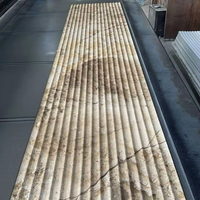 Panneaux muraux en pierre artificielle texturée 3D, pierre flexible, travertin souple, grandes dalles, décoration extérieure