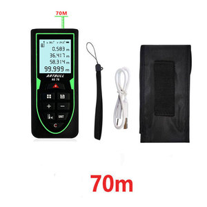 Telémetro Láser Verde con Precio de Fábrica OEM, Recargable por USB, 70m 100m 120m, Cinta Métrica Láser - Product Image 5