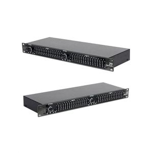 Ecualizador Gráfico Profesional de 215 Bandas Dual de 15 Pulgadas, Equipo de <span class=keywords><strong>Audio</strong></span> Metálico para Escenario, Consola de <span class=keywords><strong>Audio</strong></span>, Mezclador Negro OEM - Product Image 6