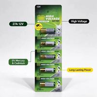 Harga Grosir & Dukungan OEM Baterai Alkaline 23A 27A 12V Berkinerja Tinggi yang Dapat Diisi Ulang untuk Remote Kontrol Elektronik Konsumen