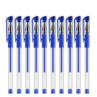 Usine 0.5mm Pas Cher Gel Stylo Étudiant Fournitures De Bureau Neutre Stylo Gel Noir Stylo Avec Logo Personnalisé