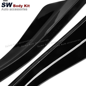 Aileron avant en fibre de carbone pour Volkswagen <span class=keywords><strong>Golf</strong></span> <span class=keywords><strong>8</strong></span> 2021-2022, lèvre de pare-chocs avant, séparateur, spoiler, kit carrosserie - Product Image 4