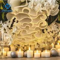 Lámpara de Techo LED Anpu Omantic Flowing, con Clasificación IP65, de Aleación de Aluminio, Regulable, Decorativa para Bodas y Eventos Festivos