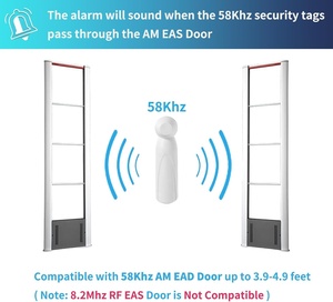 lm Retail Anti-verlies beveiliging <span class=keywords><strong>EAS</strong></span> harde <span class=keywords><strong>tags</strong></span> voor kleding met pinnen 58KHz compatibel met <span class=keywords><strong>checkpoint</strong></span> systeem 46mm grijs - Product Image 3