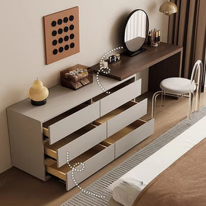 2025 nueva luz de lujo crema plegable almacenamiento dormitorio tocador Simple moderno <span class=keywords><strong>MESA</strong></span> DE cabeceira - Product Image 2